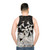 Marble polygon pattern unisex tank top - men back