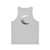 Crescent moon cosmic design unisex tank top - Back