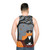Autumn Tuxedo Cat Unisex Tank Top - men back