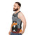 Autumn Tuxedo Cat Unisex Tank Top - men side