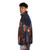 Castlevania Lisa Tepes Puffer Jacket featuring Dracula's wife Lisa Tepes from the Castlevania anime series - men side left