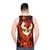 Autumn Blaze Unisex Tank Top with Pony and Kirin Design - men back