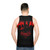 Mandy unisex tank top with psychedelic design - men back