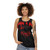 Mandy unisex tank top with psychedelic design - women