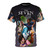 Fantasy t-shirt featuring artwork of the seven maidens from the Dimension 20 series