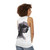virtual reality dog unisex tank top - women back