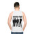 Mando Diao punk rock unisex tank top - men back