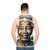 Nelson Mandela Unisex Reggae Tank Top - men back