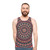 Mandala Unisex Tank Top with Flower of Life Sacred Geometry Design - men