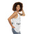 Unisex streetwear tank top with LGBTQ pride design - women side
