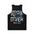 Sidemount diver technical diving unisex tank top - Back