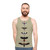 Unisex tank top with illustrated Australian birds - men
