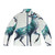 Mystic Stag Puffer Jacket - A Holographic Deer in a Winter Wonderland
