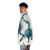 Mystic Stag Puffer Jacket - A Holographic Deer in a Winter Wonderland - men side left