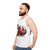 Austin Healey Sprite sports car graphic unisex tank top - men side