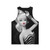 Vintage Silkstone Doll Unisex Black and White Tank Top - Back