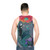 Audition unisex music tank top with lineart design - men back