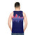 Unisex tank top with audio wave pattern design - men back