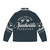 Nashville Tennessee traditional American puffer jacket with guitar and folk music elements - Back