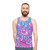 Creepy eyeball pattern unisex tank top - men