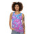 Creepy eyeball pattern unisex tank top - women