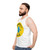 Pro nuclear unisex tank top with German atomic energy logo - men side