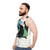 Vintage Kanashimi Unisex Tank Top - Melancholic Japanese Manga Inspired Design - men side