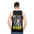 Vintage Japanese movie poster unisex tank top - men back