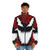 Carnage Puffer Jacket - Spiderverse Inspired Superhero Apparel - men front