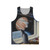 Unisex tank top with a space cat design