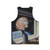 Unisex tank top with a space cat design - Back