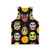 Vintage Halloween Masks Unisex Tank Top - Back