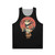 Shinobi cat unisex tank top