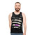 Unisex disco music tank top - men