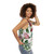 Exotic Garden Summer Floral Botanical Unisex Tank Top - women side