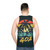 Vintage Goa Holiday Unisex Tank Top - men back