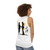 Classic Pink Floyd Unisex Tank Top with "Shine On You Crazy Diamond" Design - women back