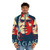 Carl Sagan Puffer Jacket featuring imagery from the Cosmos - men front