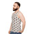 Mahjong tile Chinese bird yat sok unisex tank top - men side