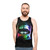 Unisex astronaut raccoon tank top - men