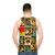 Vintage Classic Horror Monster Movie Posters Unisex Tank Top - men back