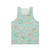 Shiba Inu Floral Unisex Tank Top