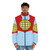 Captain Planet Puffer Jacket featuring the iconic eco-superhero logo - men front