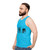 Funny bicycle evolution unisex tank top - men side