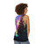 Magical forest unisex tank top with nature-inspired design - women back