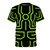 Custom Ben 10 inspired graphic t-shirt with circuit board and alien design