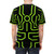 Custom Ben 10 inspired graphic t-shirt with circuit board and alien design - men back