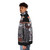 Nas Illmatic Comic Sticker Puffer Jacket - Urban Streetwear Fashion - men side left