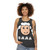 Unisex tank top featuring a colorful and abstract design of legendary sheep animals - women