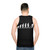 Evolution Cycling Unisex Tank Top with Bicycle Silhouette - men back